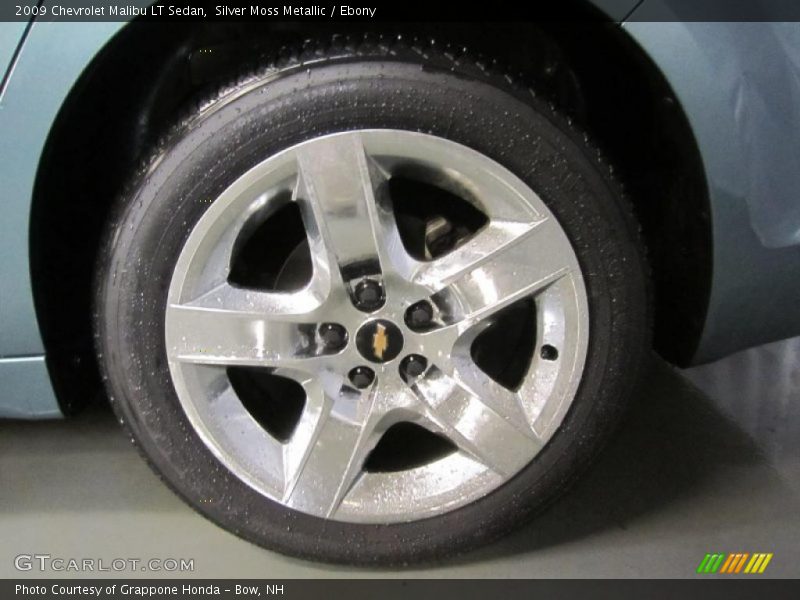 Silver Moss Metallic / Ebony 2009 Chevrolet Malibu LT Sedan