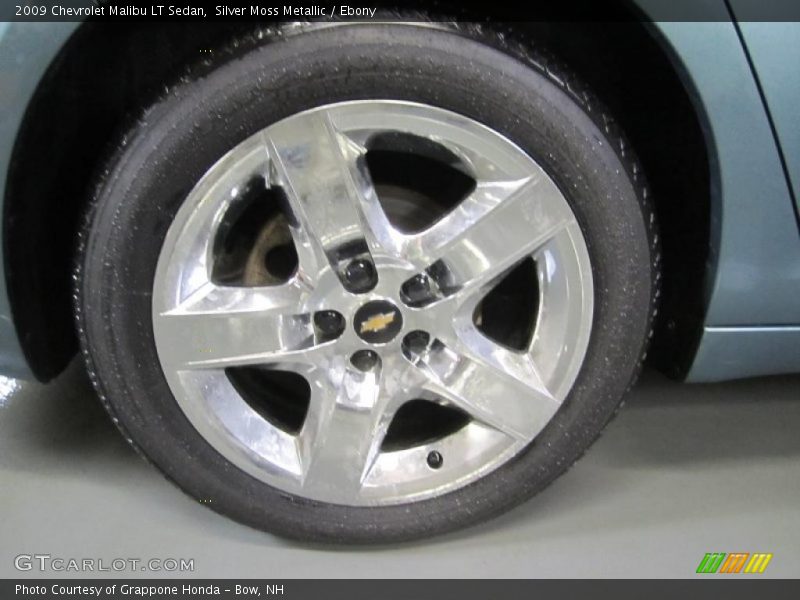 Silver Moss Metallic / Ebony 2009 Chevrolet Malibu LT Sedan
