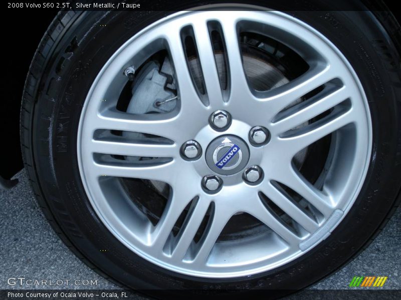 Silver Metallic / Taupe 2008 Volvo S60 2.5T