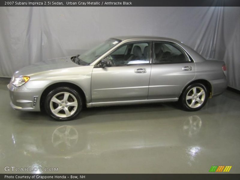 Urban Gray Metallic / Anthracite Black 2007 Subaru Impreza 2.5i Sedan