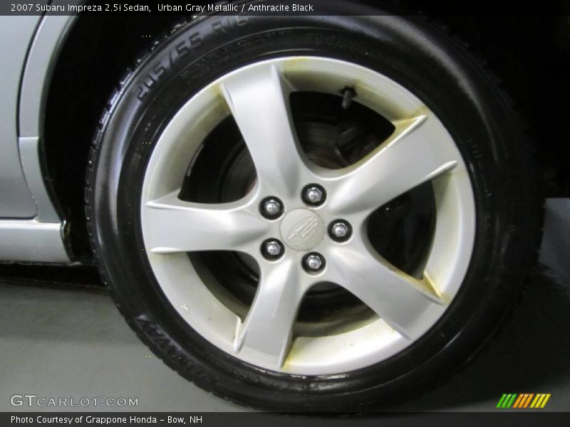 Urban Gray Metallic / Anthracite Black 2007 Subaru Impreza 2.5i Sedan