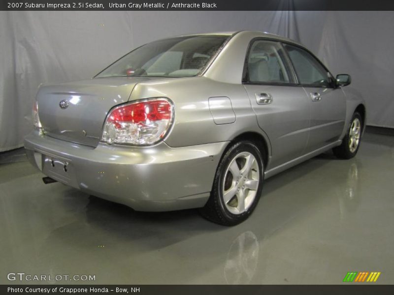 Urban Gray Metallic / Anthracite Black 2007 Subaru Impreza 2.5i Sedan