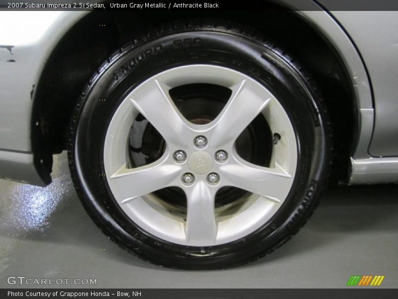 Urban Gray Metallic / Anthracite Black 2007 Subaru Impreza 2.5i Sedan