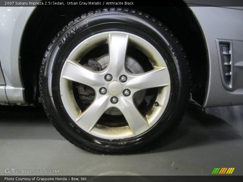 Urban Gray Metallic / Anthracite Black 2007 Subaru Impreza 2.5i Sedan