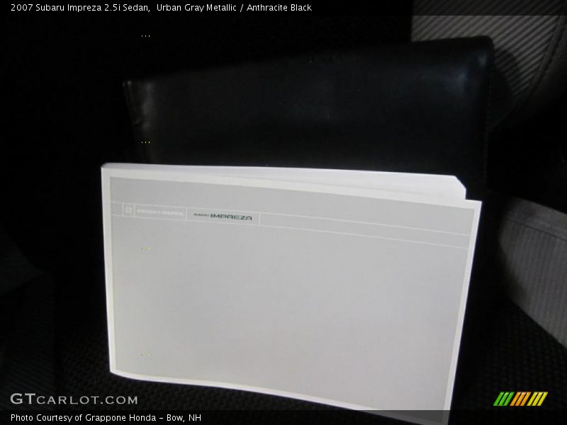 Urban Gray Metallic / Anthracite Black 2007 Subaru Impreza 2.5i Sedan