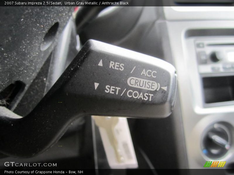Urban Gray Metallic / Anthracite Black 2007 Subaru Impreza 2.5i Sedan