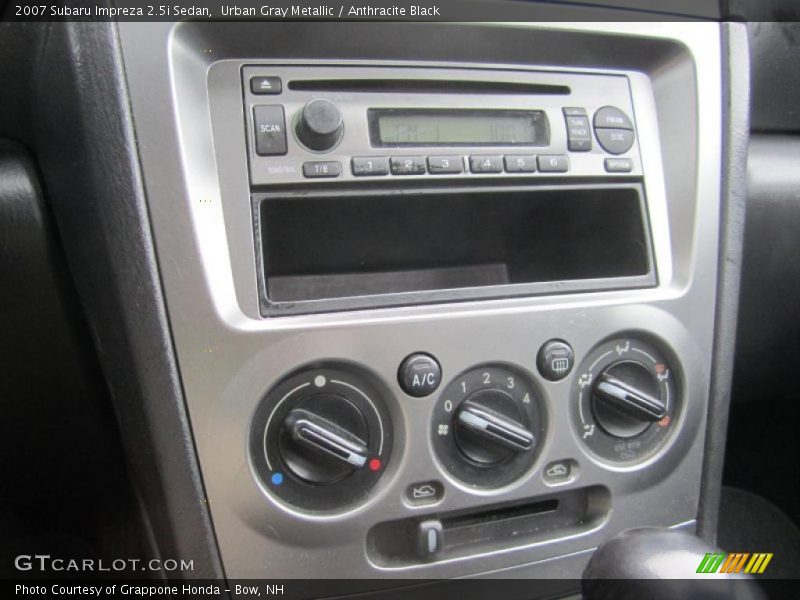 Urban Gray Metallic / Anthracite Black 2007 Subaru Impreza 2.5i Sedan