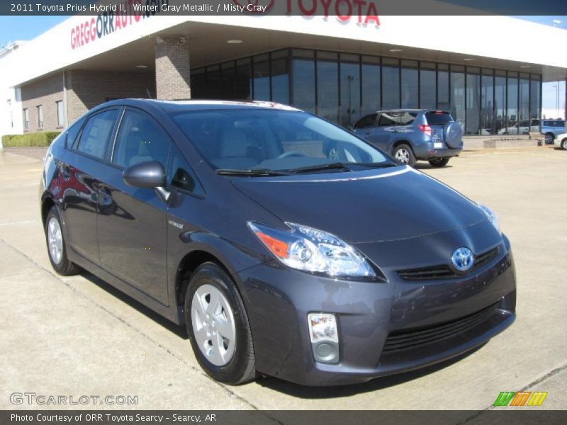 Winter Gray Metallic / Misty Gray 2011 Toyota Prius Hybrid II