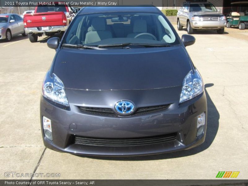 Winter Gray Metallic / Misty Gray 2011 Toyota Prius Hybrid II