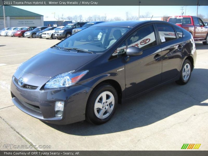 Winter Gray Metallic / Misty Gray 2011 Toyota Prius Hybrid II