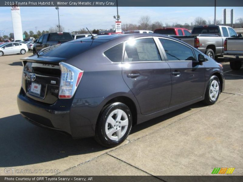 Winter Gray Metallic / Misty Gray 2011 Toyota Prius Hybrid II