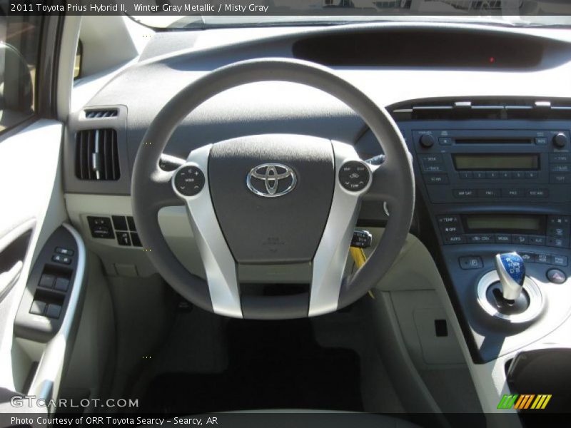 Winter Gray Metallic / Misty Gray 2011 Toyota Prius Hybrid II