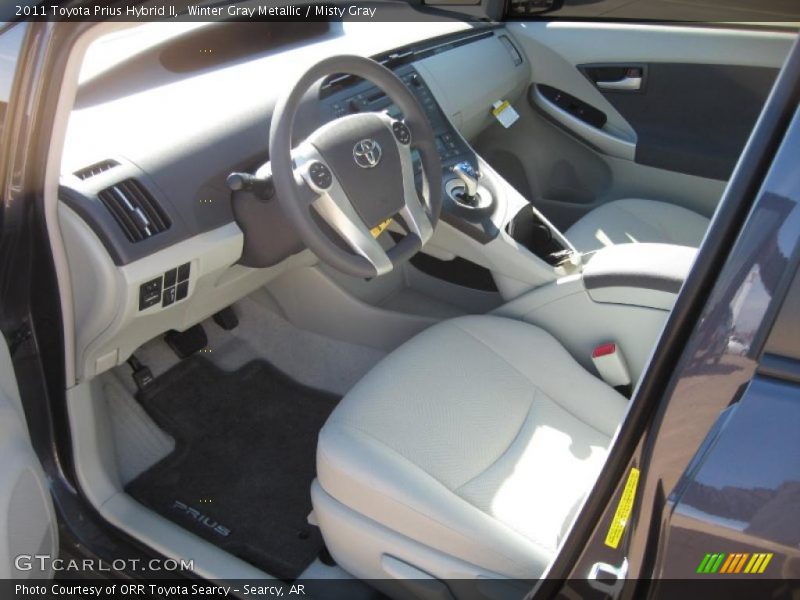 Winter Gray Metallic / Misty Gray 2011 Toyota Prius Hybrid II