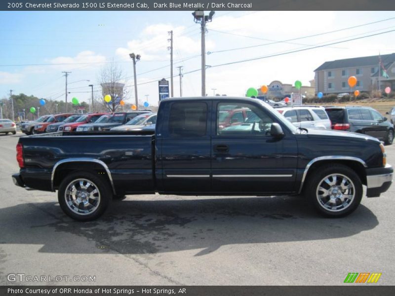 Dark Blue Metallic / Dark Charcoal 2005 Chevrolet Silverado 1500 LS Extended Cab