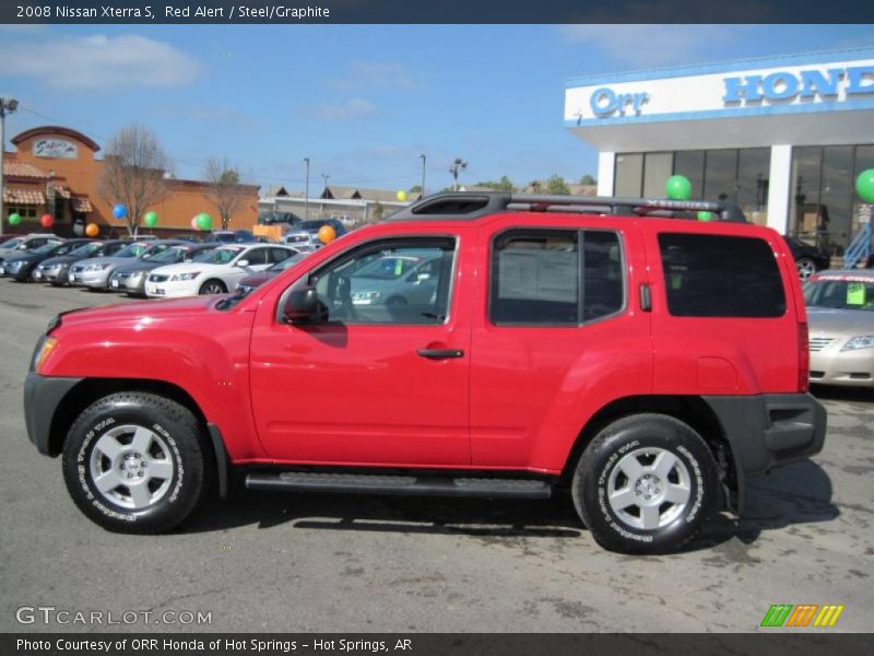 Red Alert / Steel/Graphite 2008 Nissan Xterra S