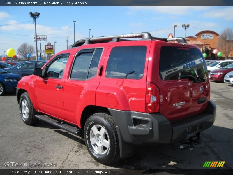 Red Alert / Steel/Graphite 2008 Nissan Xterra S