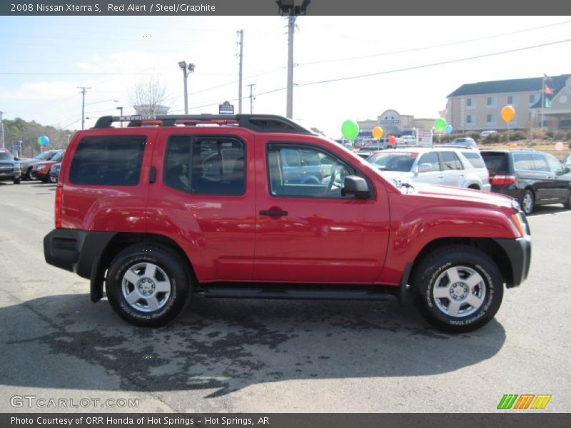 Red Alert / Steel/Graphite 2008 Nissan Xterra S