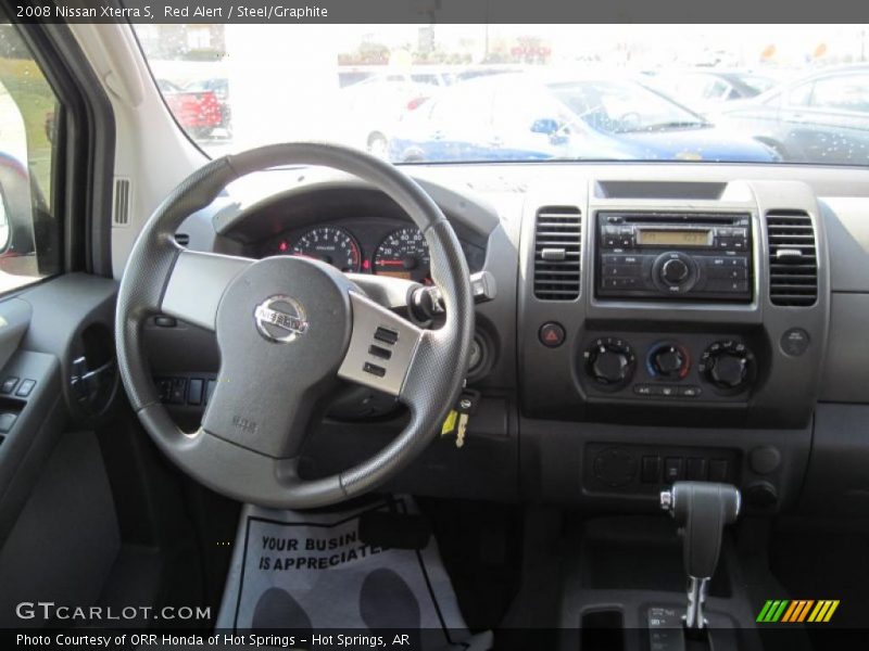 Red Alert / Steel/Graphite 2008 Nissan Xterra S