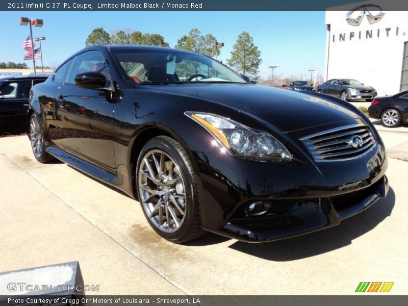  2011 G 37 IPL Coupe Limited Malbec Black
