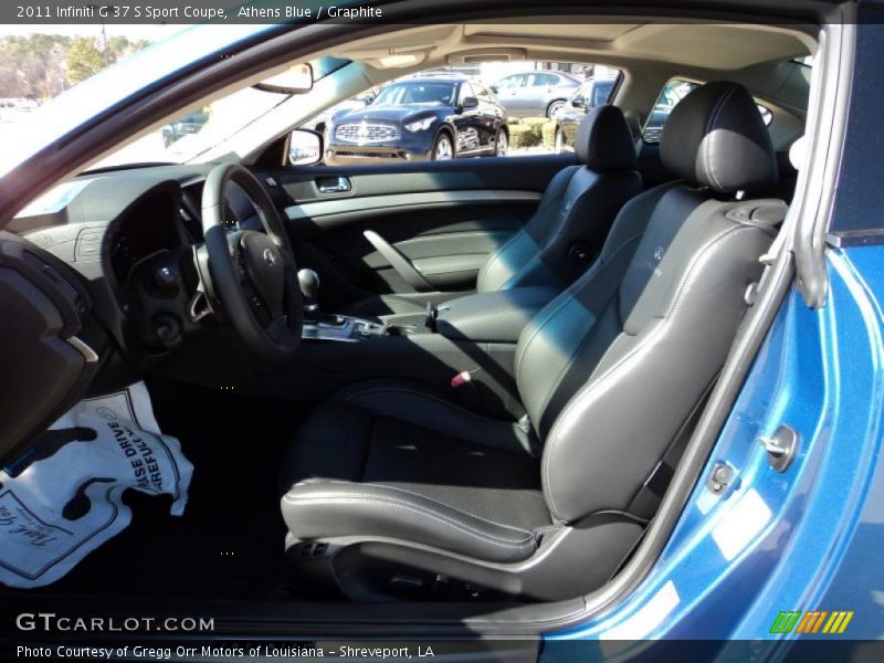 Athens Blue / Graphite 2011 Infiniti G 37 S Sport Coupe