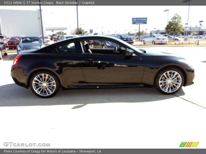 Black Obsidian / Graphite 2011 Infiniti G 37 Journey Coupe