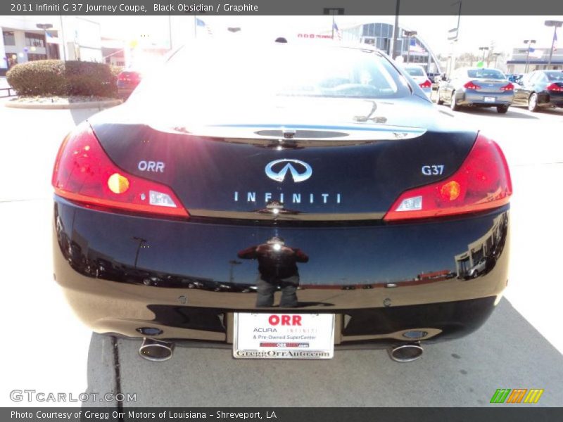 Black Obsidian / Graphite 2011 Infiniti G 37 Journey Coupe