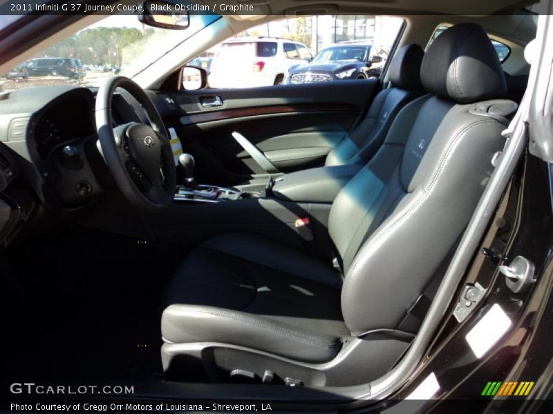  2011 G 37 Journey Coupe Graphite Interior