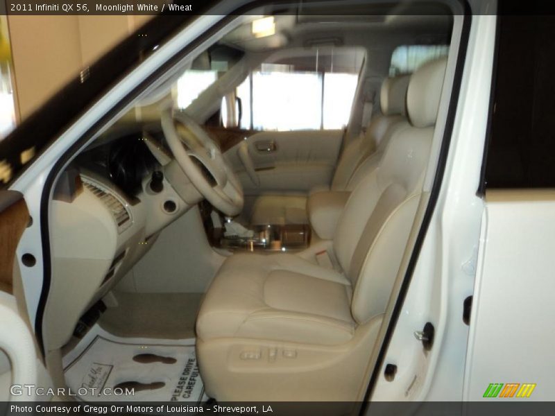 Moonlight White / Wheat 2011 Infiniti QX 56