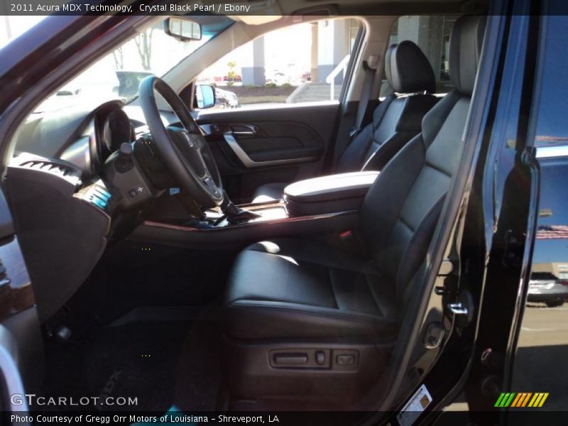 Crystal Black Pearl / Ebony 2011 Acura MDX Technology