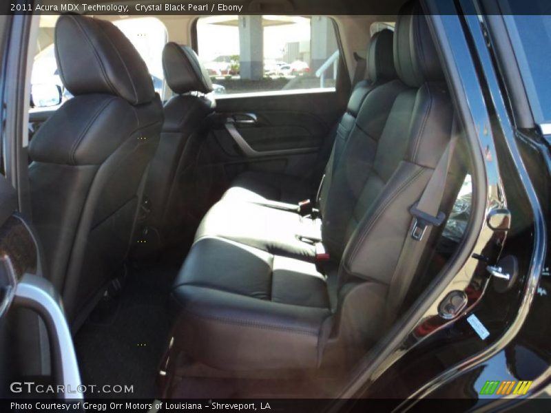 Crystal Black Pearl / Ebony 2011 Acura MDX Technology