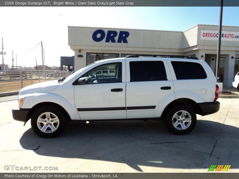 Bright White / Dark Slate Gray/Light Slate Gray 2006 Dodge Durango SXT