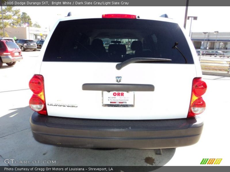 Bright White / Dark Slate Gray/Light Slate Gray 2006 Dodge Durango SXT