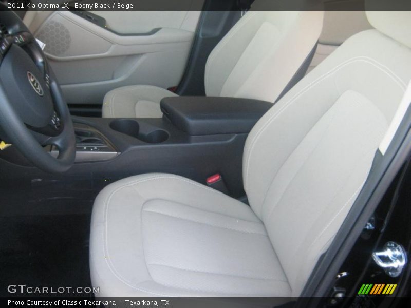 Ebony Black / Beige 2011 Kia Optima LX