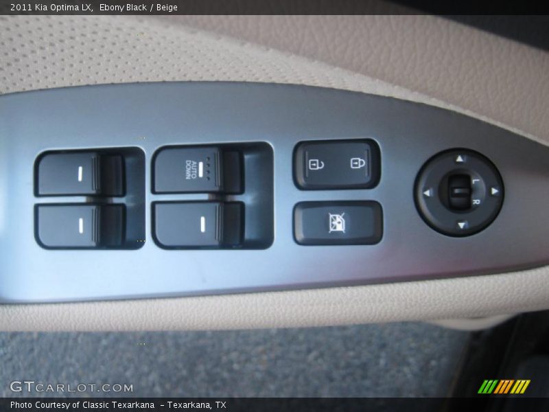 Ebony Black / Beige 2011 Kia Optima LX