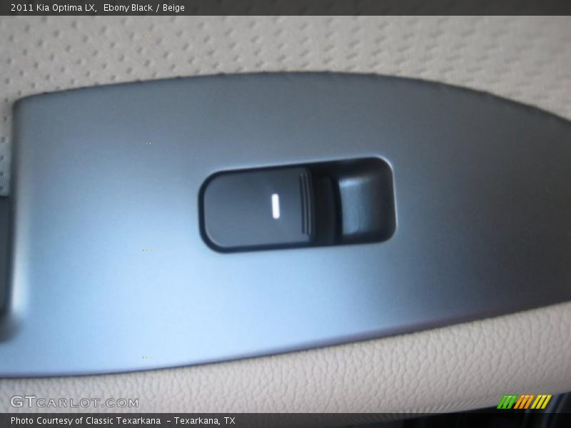 Ebony Black / Beige 2011 Kia Optima LX