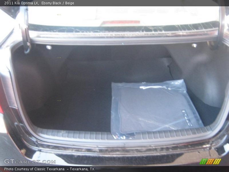 Ebony Black / Beige 2011 Kia Optima LX