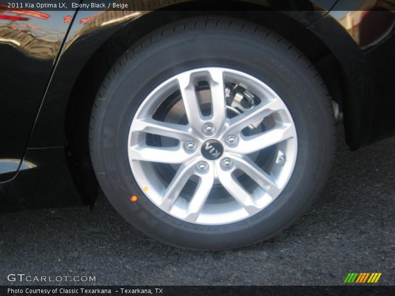 Ebony Black / Beige 2011 Kia Optima LX