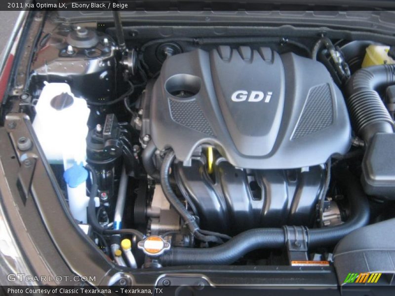 Ebony Black / Beige 2011 Kia Optima LX