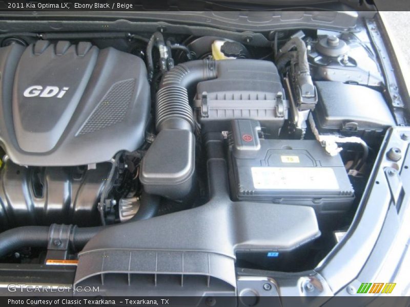 Ebony Black / Beige 2011 Kia Optima LX