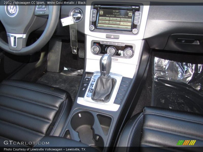 White Gold Metallic / Black 2012 Volkswagen CC Sport