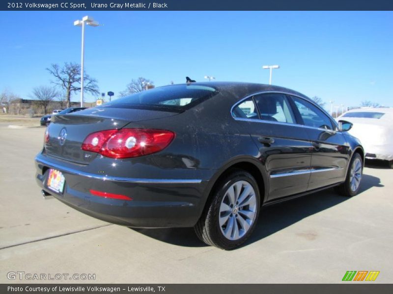 Urano Gray Metallic / Black 2012 Volkswagen CC Sport