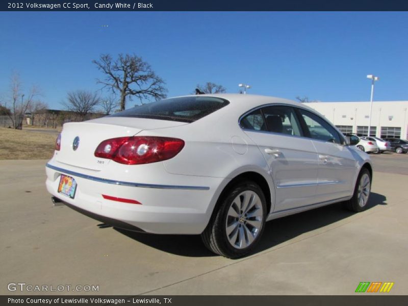 Candy White / Black 2012 Volkswagen CC Sport