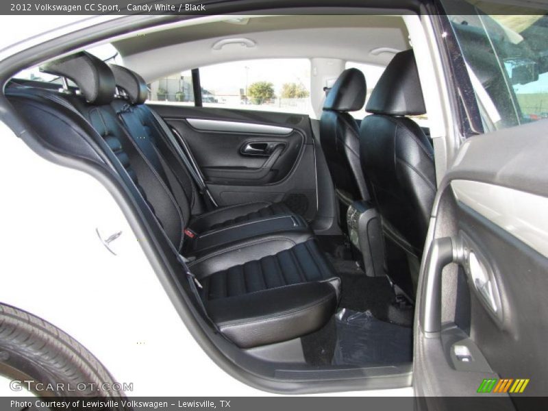 Candy White / Black 2012 Volkswagen CC Sport