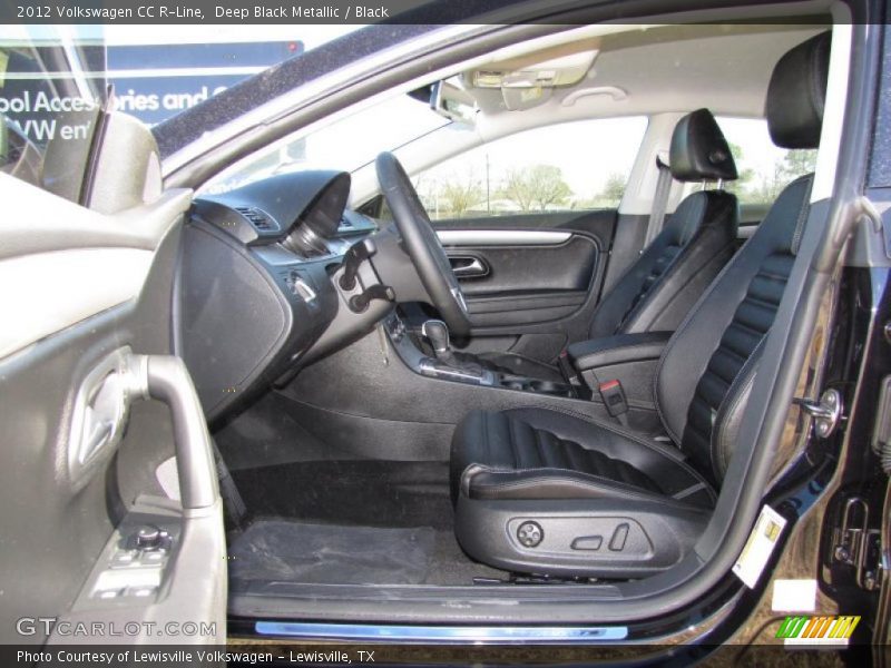 Deep Black Metallic / Black 2012 Volkswagen CC R-Line