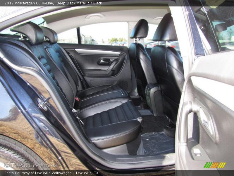 Deep Black Metallic / Black 2012 Volkswagen CC R-Line