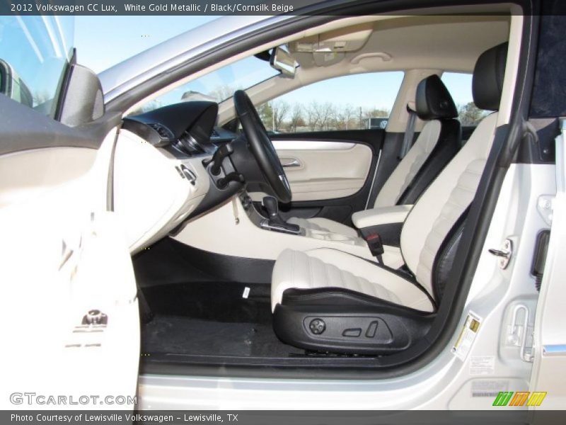  2012 CC Lux Black/Cornsilk Beige Interior