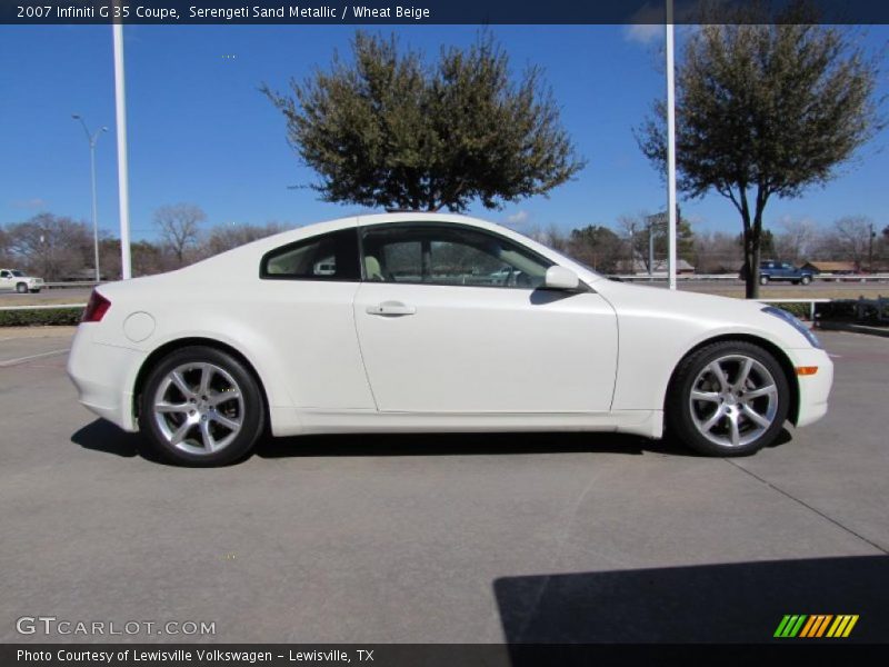 Serengeti Sand Metallic / Wheat Beige 2007 Infiniti G 35 Coupe