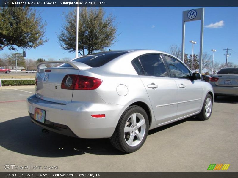 Sunlight Silver Mica / Black 2004 Mazda MAZDA3 i Sedan