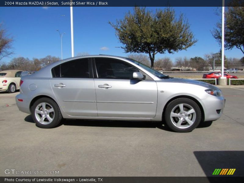 Sunlight Silver Mica / Black 2004 Mazda MAZDA3 i Sedan