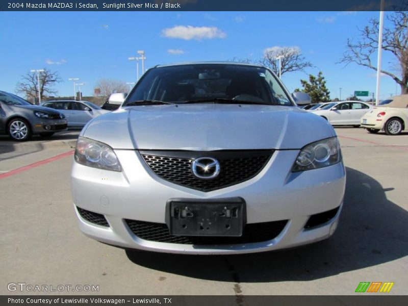 Sunlight Silver Mica / Black 2004 Mazda MAZDA3 i Sedan